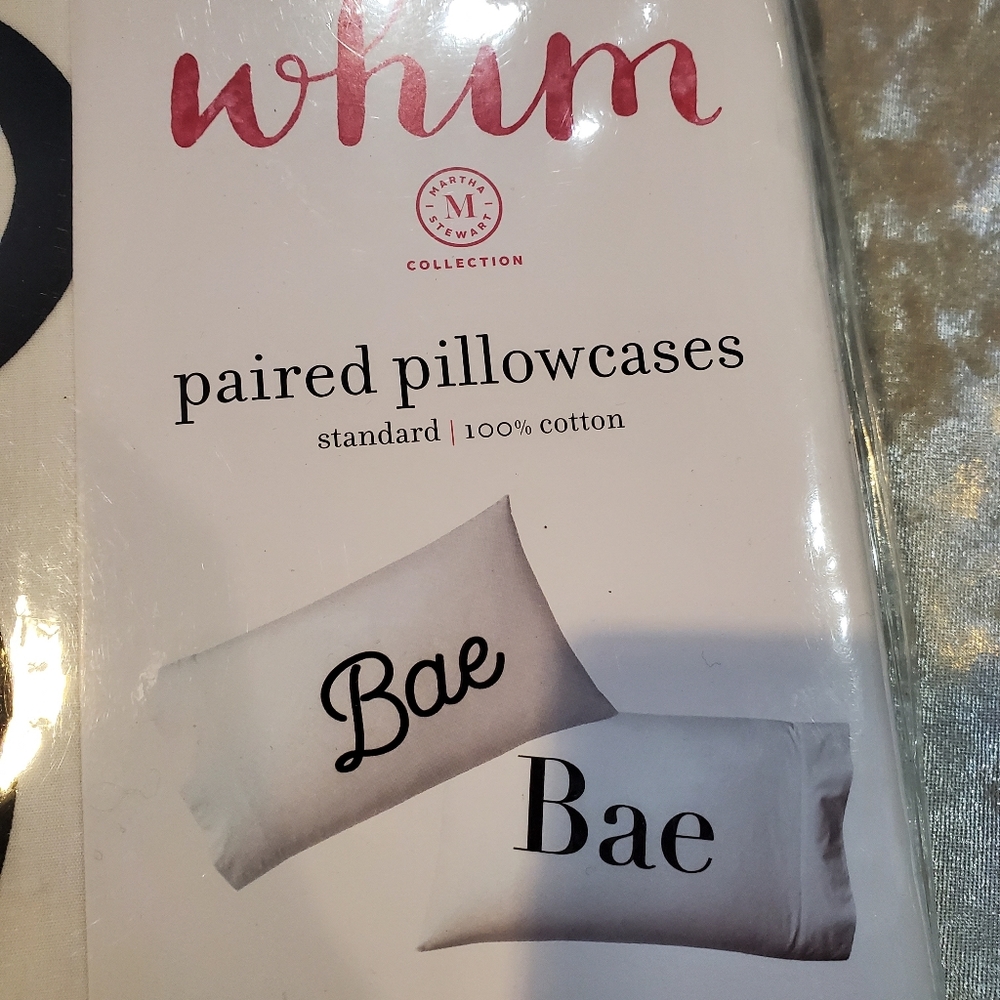 Martha stewart pair pillowcases